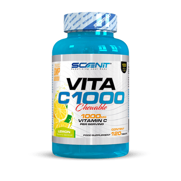 VITA C 1000 - Vitamina C de 1000 mg en pastillas masticables con sabor